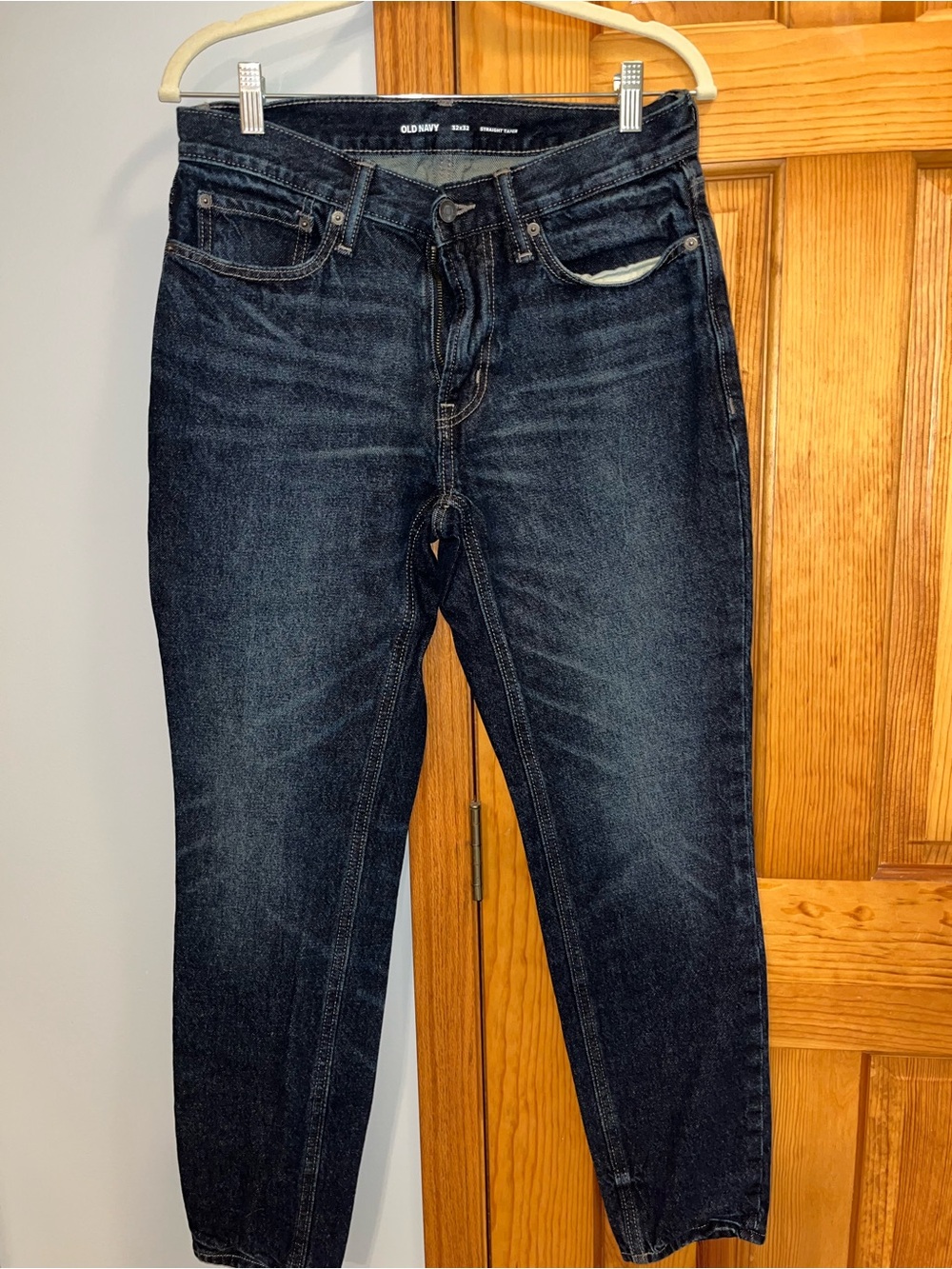 Old Navy Dark Wash Straight-Leg Jeans